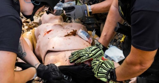 TacMed Solutions™ Clinical Response-Resuscitate Whole Body Simulator delivers high-fidelity training capabilities for the treatment of traumatic injuries as well as advanced clinical features for cardiac life support and resuscitation. Ideal for Prolonged Care, Emergency Room, and ACLS/ALS training, the CR2 is an extremely effective multipurpose training tool allowing learners to perform a wide range of critical life-saving tasks.